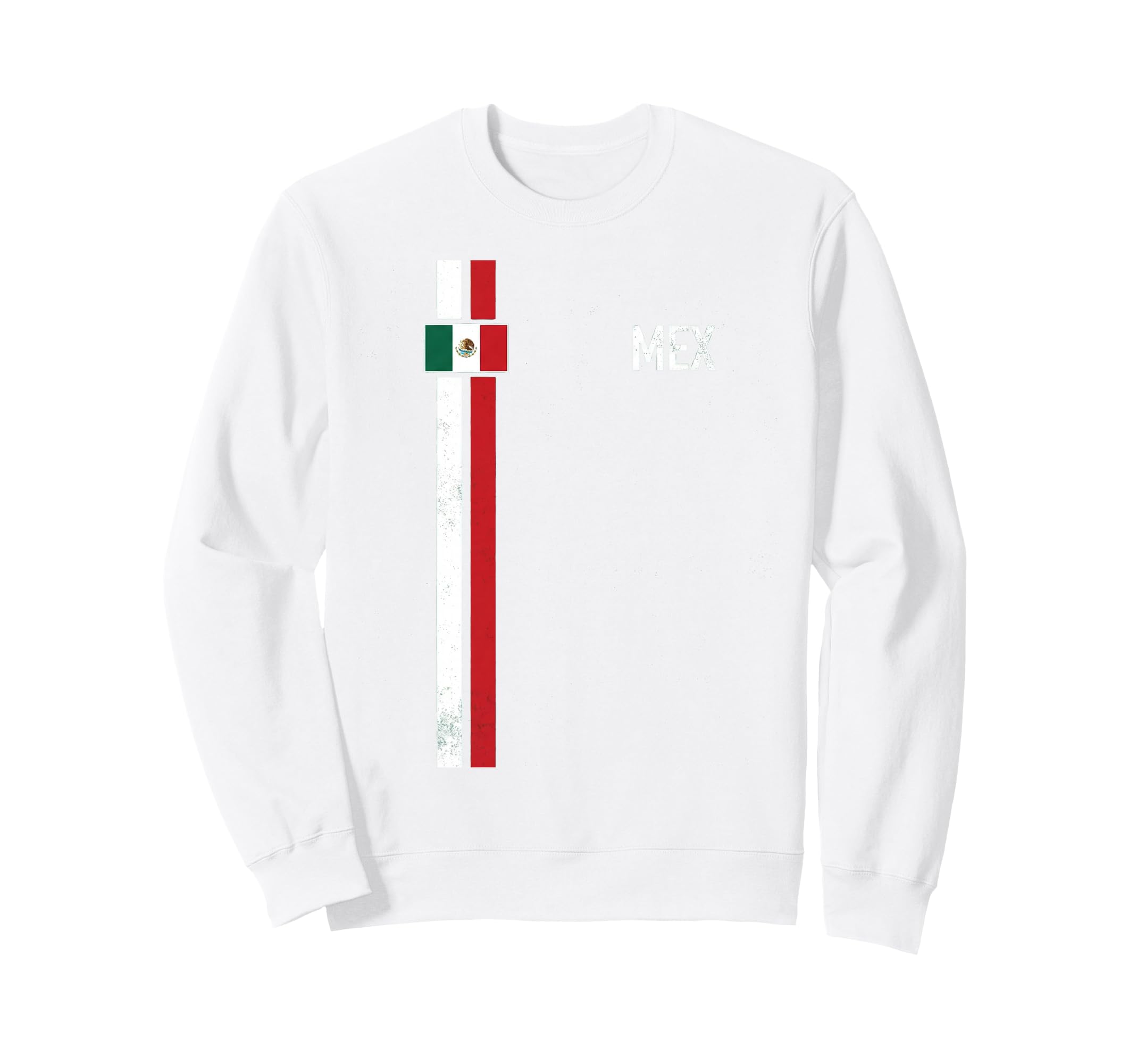 Mexico Flag Mexican Hispanic Pride Sweatshirt - Graphic Print Unisex