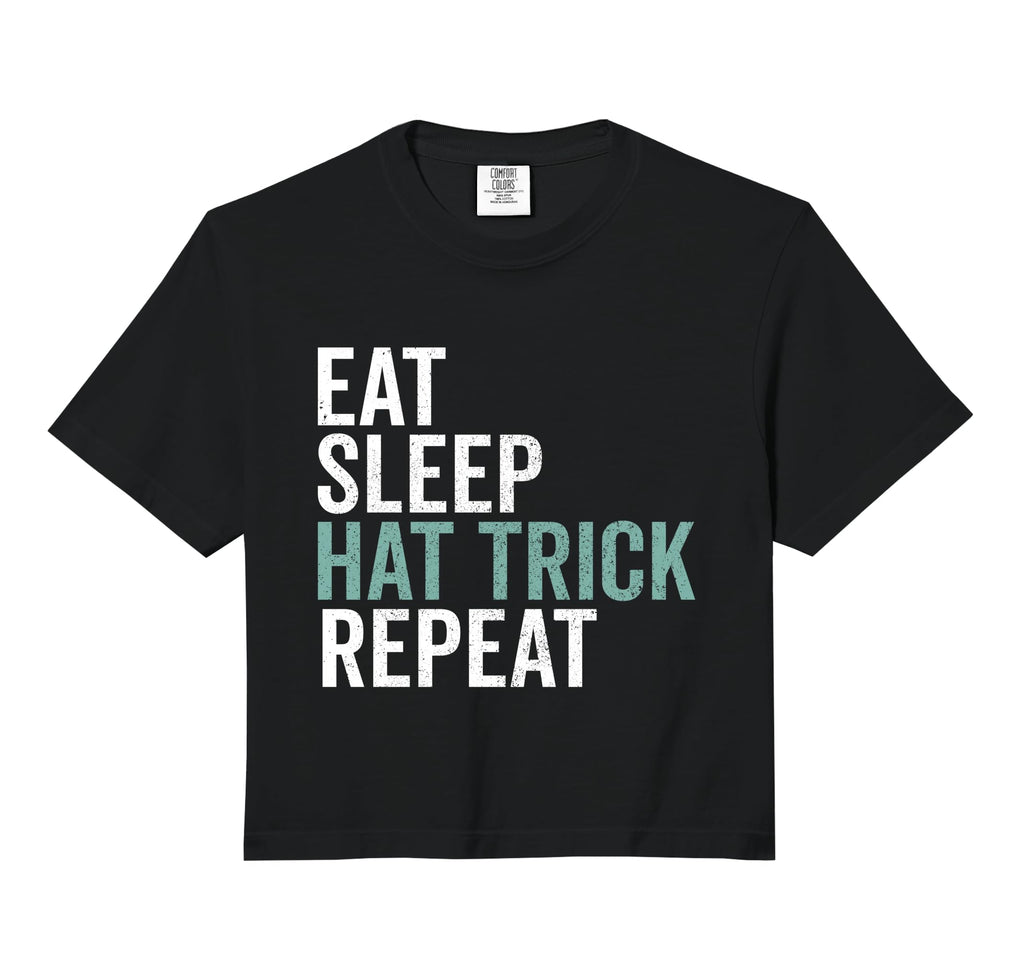 Eat Sleep Hat Trick Repeat Soccer Sweatshirt - Streetwear Style for Adults