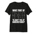 Funny Soccer Coach Gift What Part T-Shirt - Aesthetic Graphic Men Women