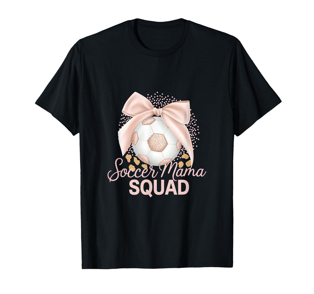 Soccer Mama Squad Coquette Sideline T-Shirt - Unique Graphic for Adults