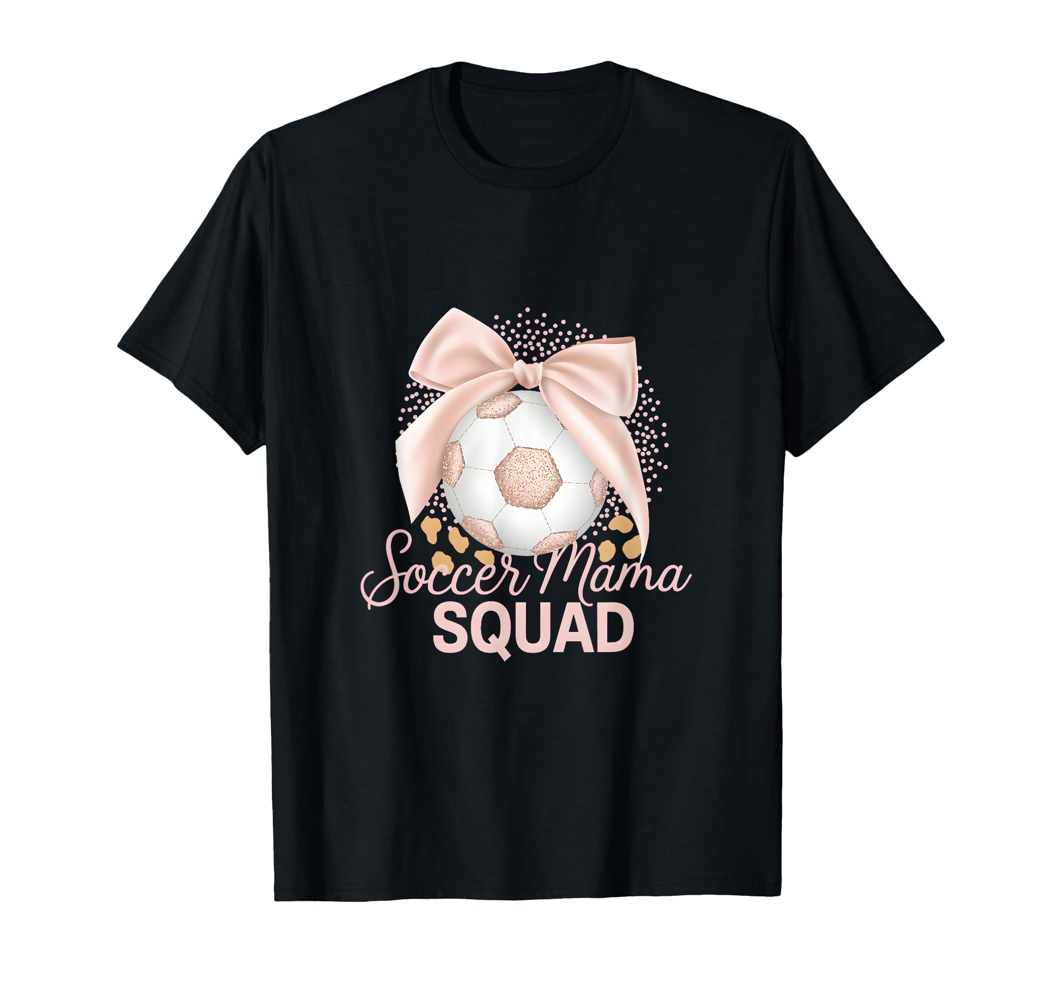 Soccer Mama Squad Coquette Sideline T-Shirt - Unique Graphic for Adults