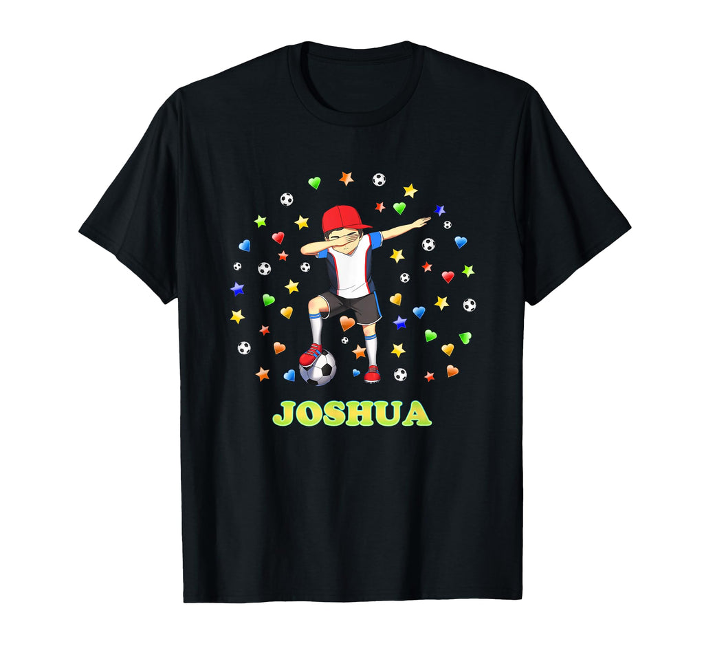 Joshua Personalised Soccer Footballer T-Shirt - Streetwear Style Unisex