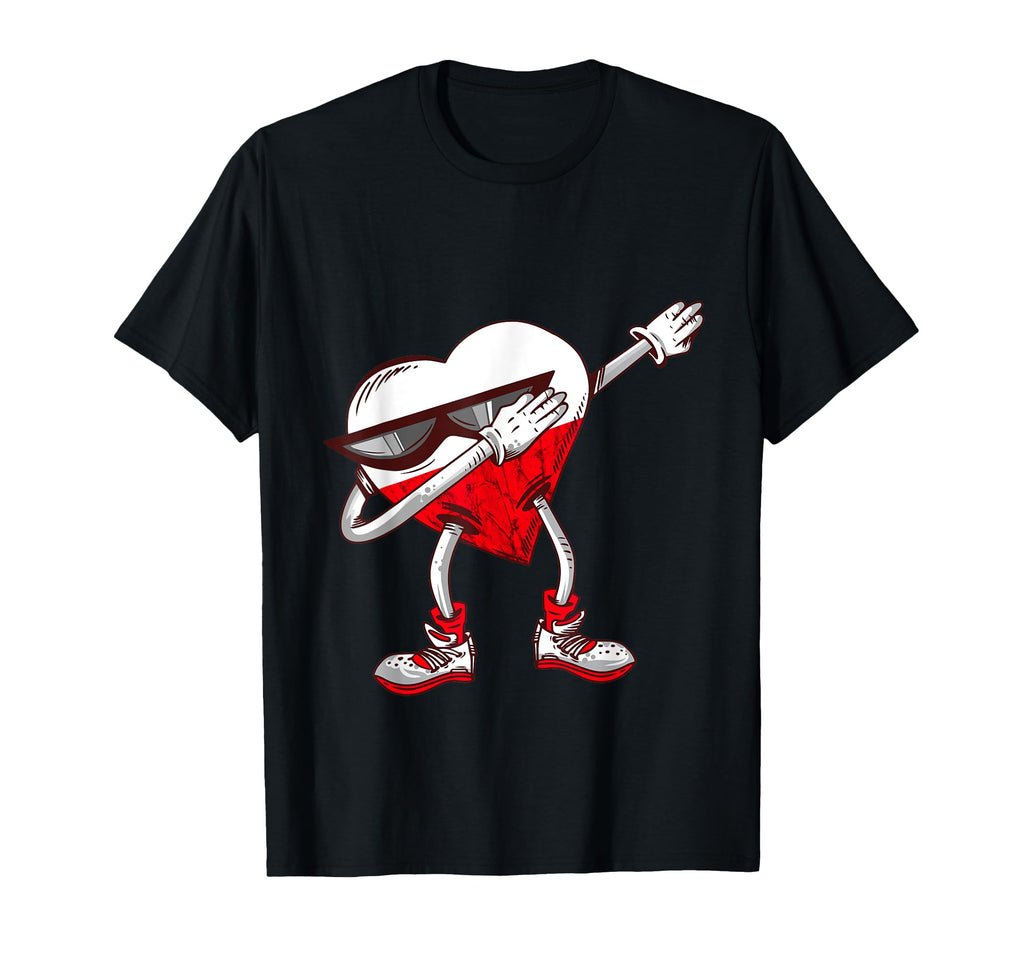 Poland Heart Dance Polish Soccer T-Shirt - Fun Novelty Design for Adults