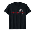 England Soccer Player Heartbeat Ekg Pulse T-Shirt - Unique Graphic Unisex