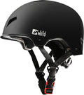 Skateboard Helmet for Adults - Adjustable Certified Safety Adults Helmet for Skateboarding Bike Bicycle Scooter Cycling Skate Skating Multisport Helmets for Women Men Boys Girls Kids Youth