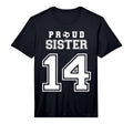 Number 14 Custom Proud Soccer Futbol T-Shirt - Unique Graphic Unisex