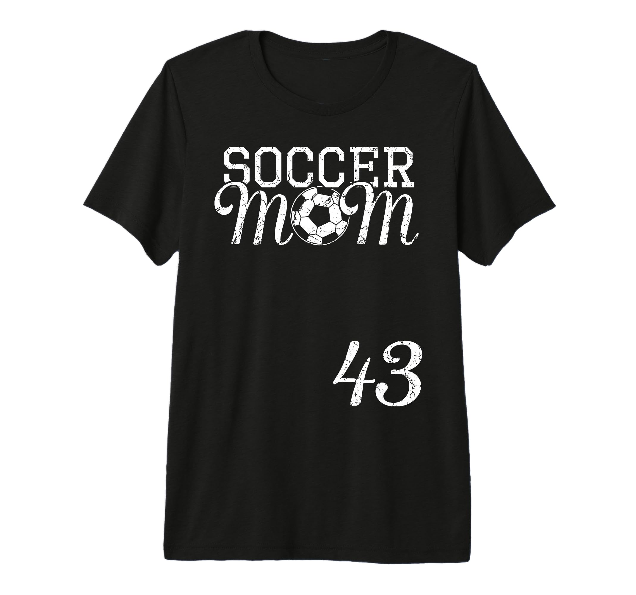 Soccer Mom Jersey Number 43 Favorite T-Shirt - Custom Art Print Unisex