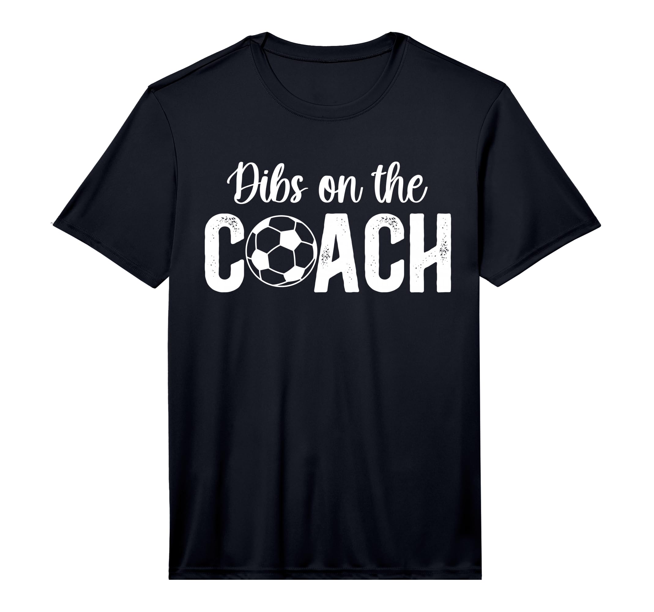 Mens Dibs Coach Soccer Coach Wife Soccer T-Shirt - Minimalist Print Unisex