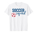 Soccer Squad Fan Training Soccer T-Shirt - Casual Everyday Wear Men Women