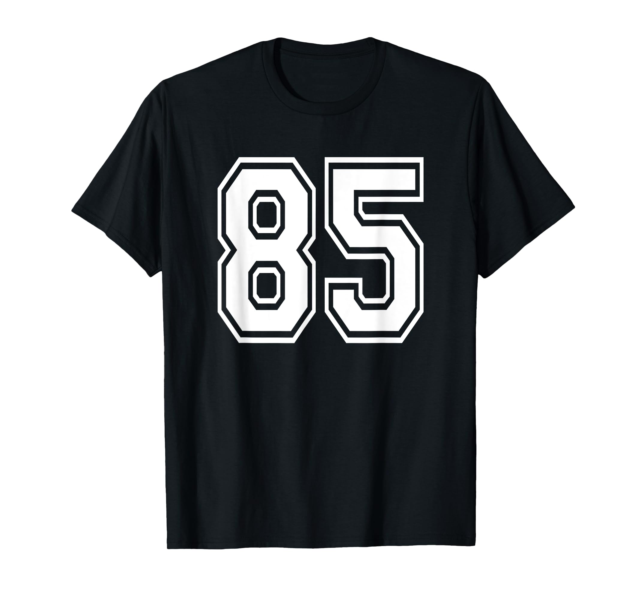 Number 85 Numbered Uniform Sports T-Shirt - Streetwear Style Men Women