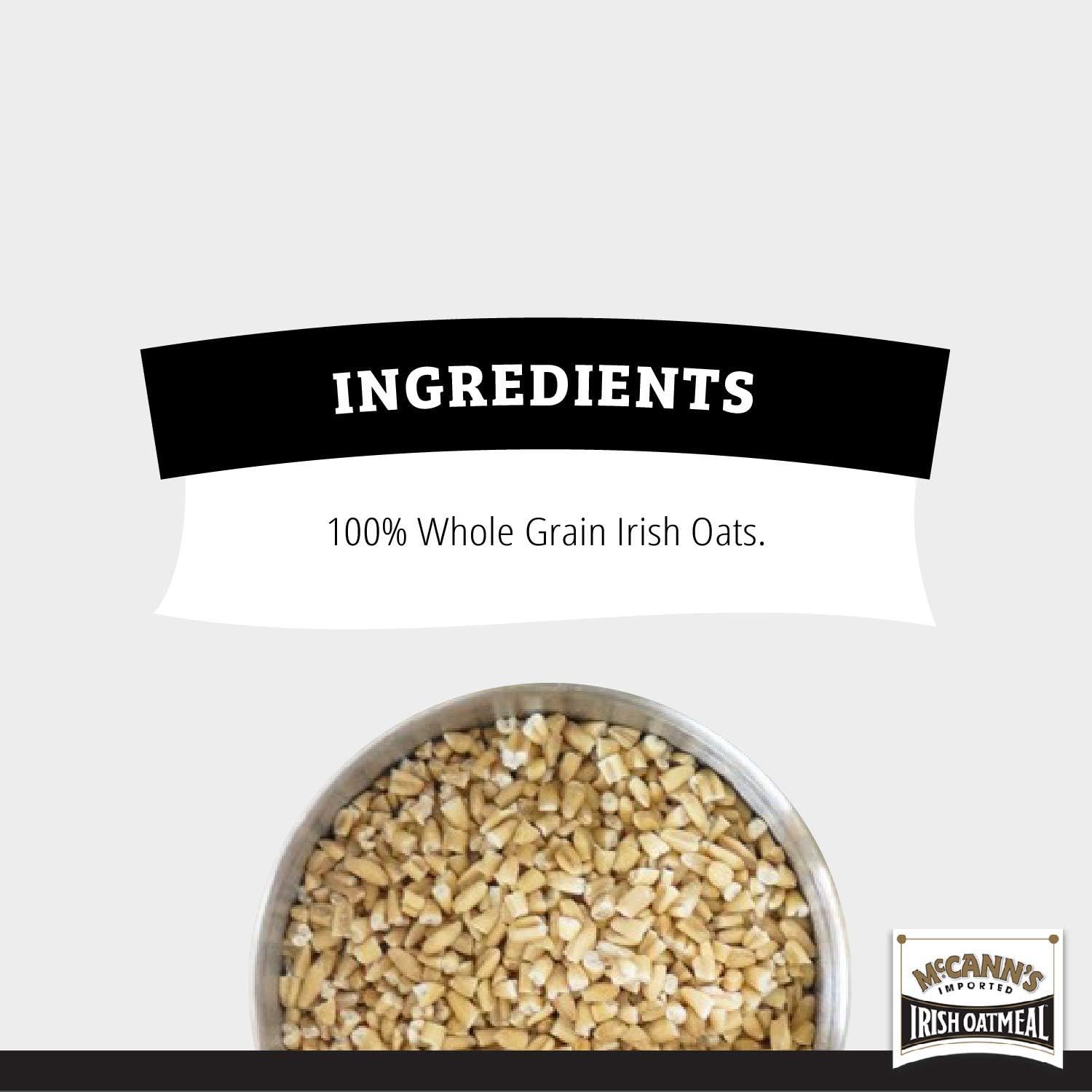 McCann's Irish Oatmeal Quick Cooking Rolled Oats, 16 oz, Case of 12