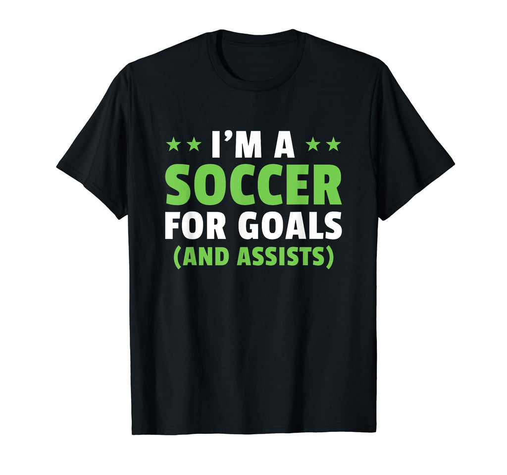 Soccer Player Im Soccer Goals And T-Shirt - Trendy Graphic for Adults