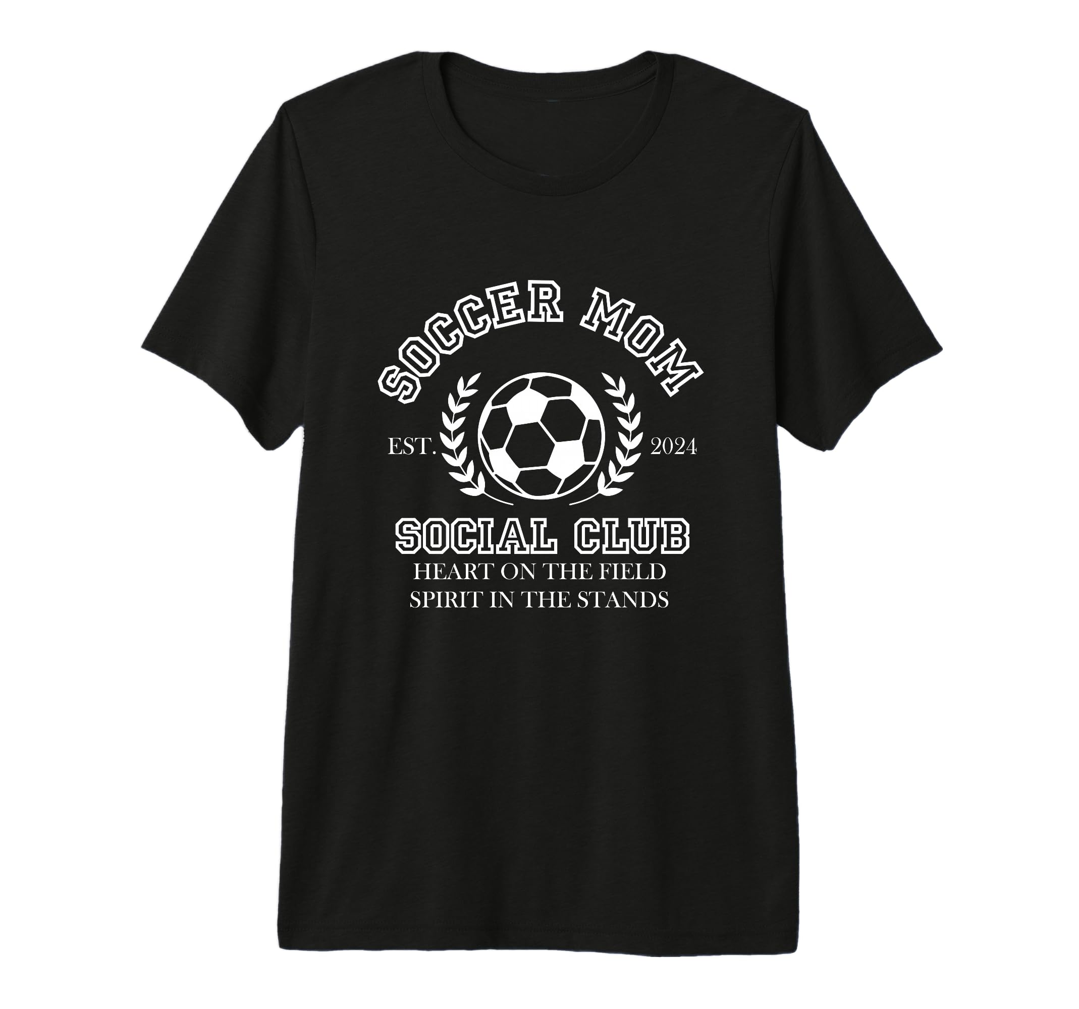 Soccer Mom Social Club Tri Blend T-Shirt - Minimalist Print for Adults