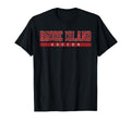 Rhode Island Soccer Tees Tanks T-Shirt - Casual Everyday Wear for Adults