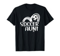 Soccer Aunt Heart Aunt Soccer Player T-Shirt - Streetwear Style for Adults