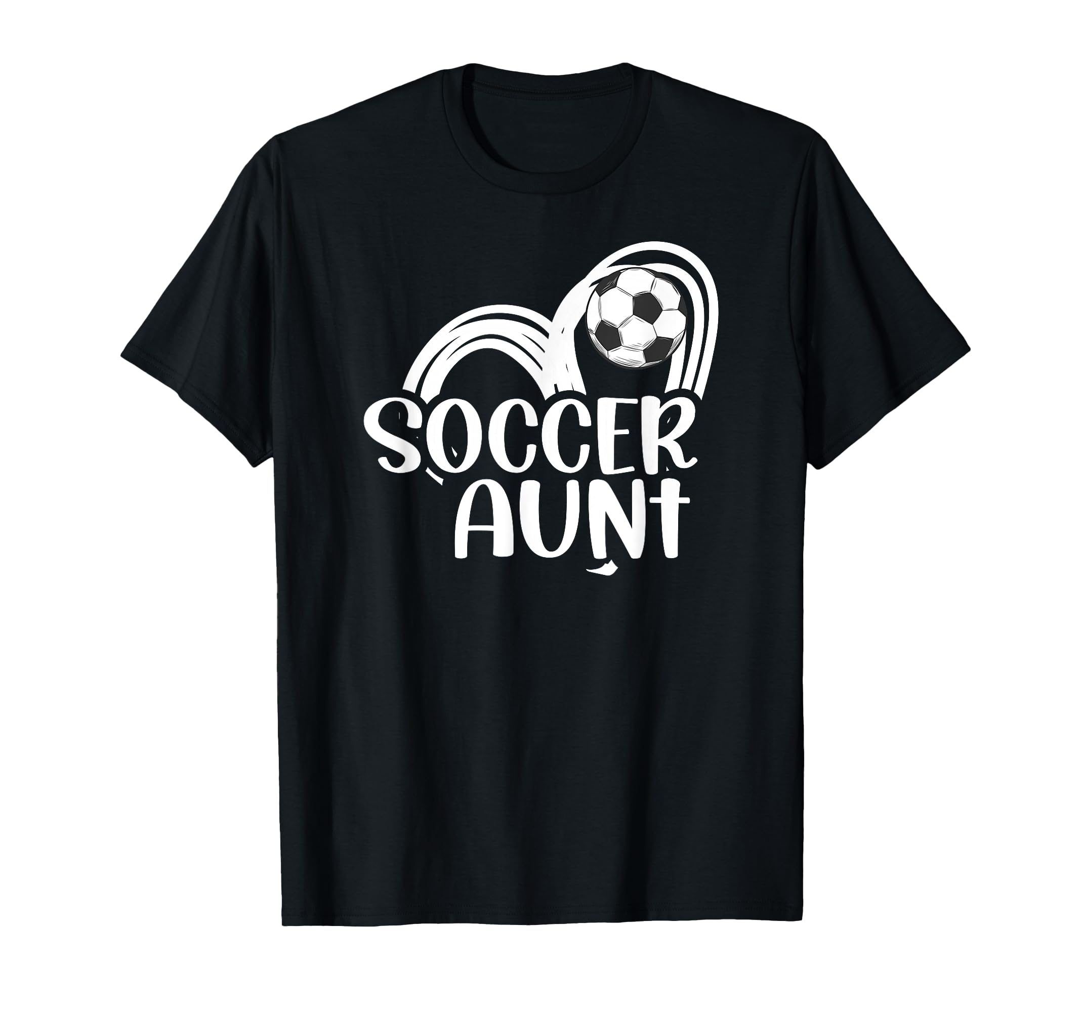 Soccer Aunt Heart Aunt Soccer Player T-Shirt - Streetwear Style for Adults