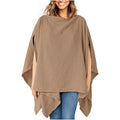 Konssy Muslin Nursing Cover for Breastfeeding, 360° Full Privacy Breathable 100% Cotton Breastfeeding Cover, Multi-use Carseat Canopy(Brown)