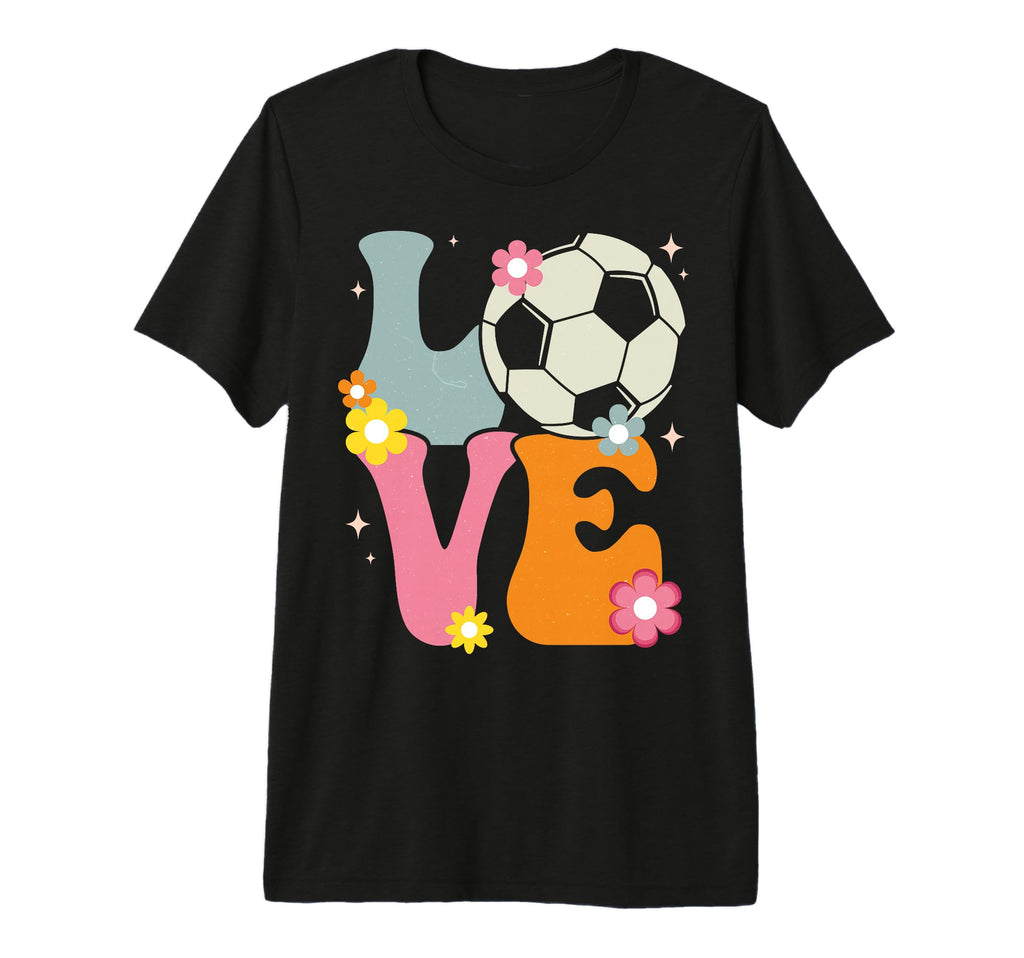 Soccer Love Groovy Soccer Lover T-Shirt - Fun Novelty Design Unisex