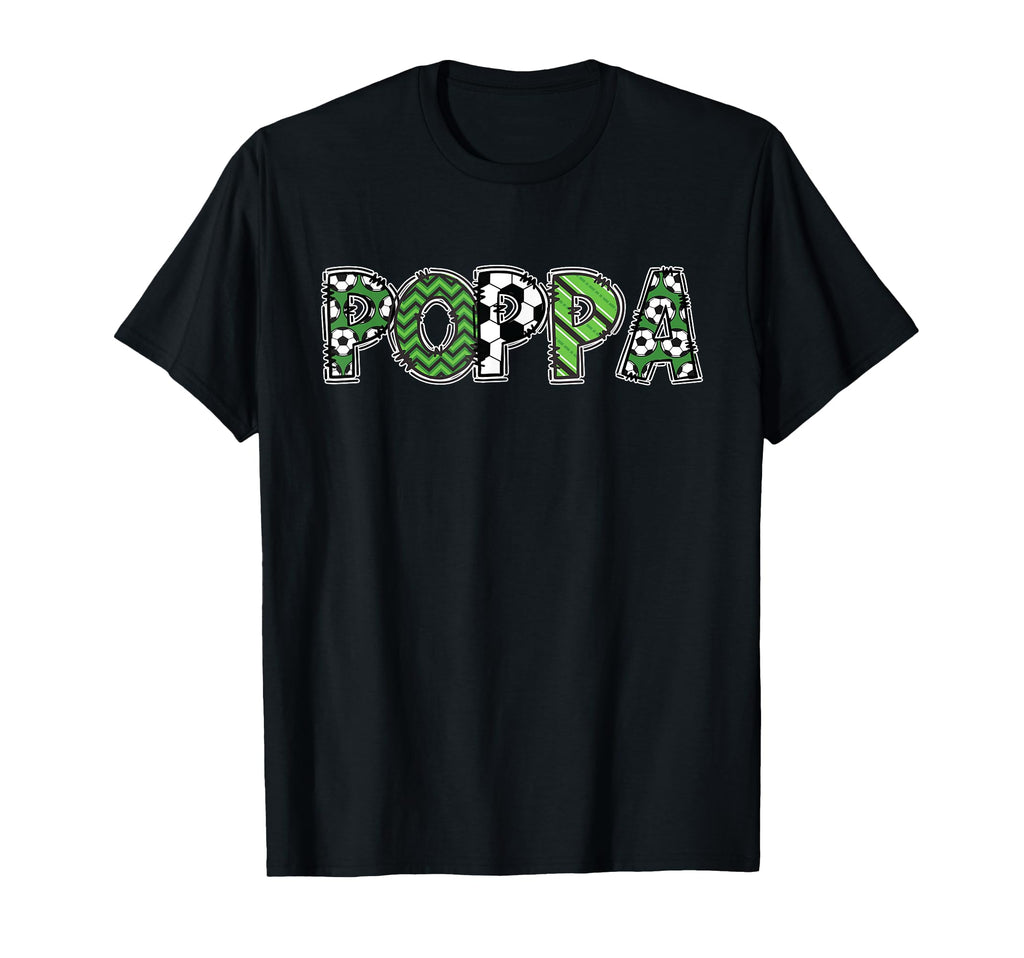 Soccer Daddy Poppa Birthday Party T-Shirt - Streetwear Style Unisex