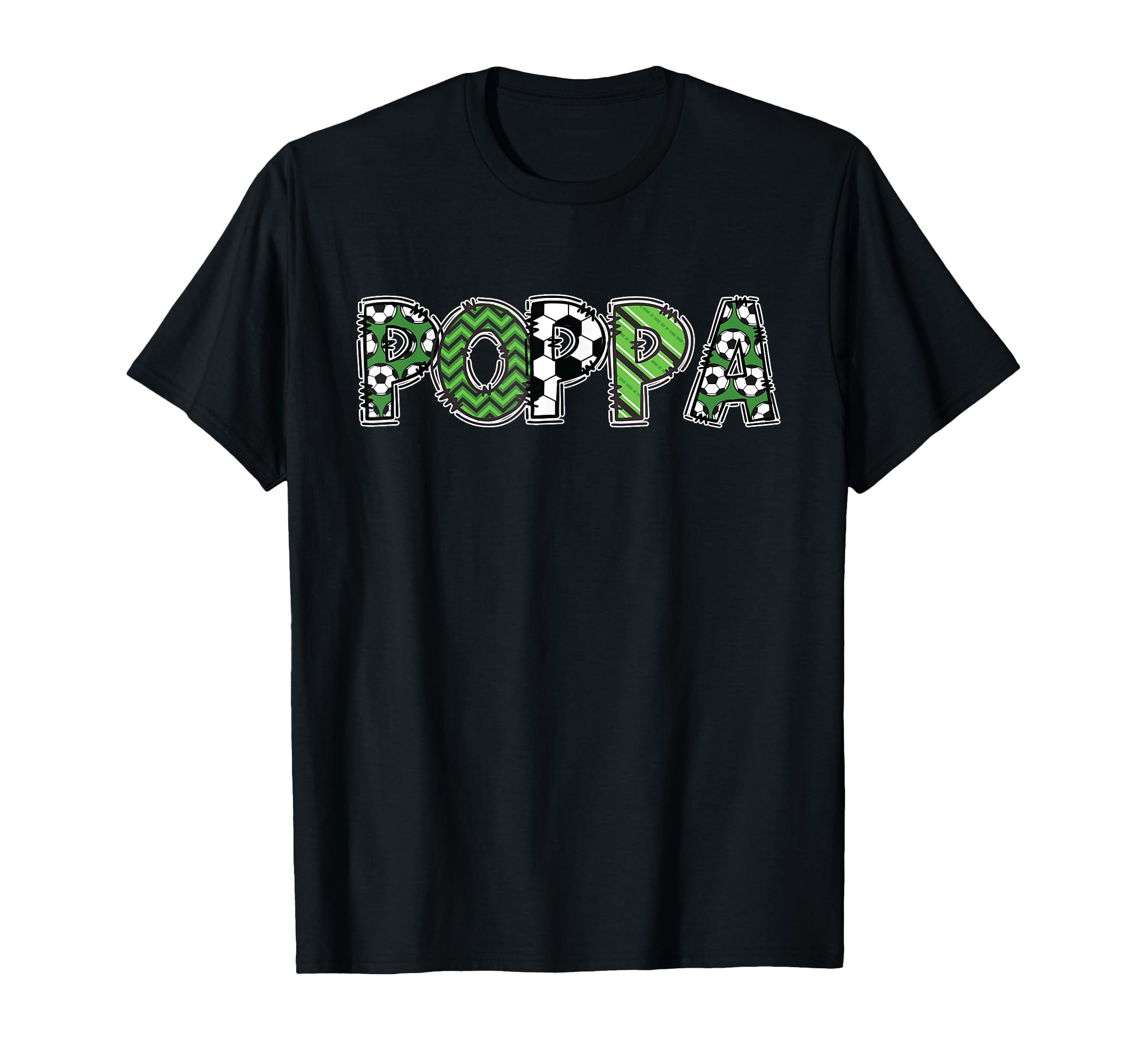 Soccer Daddy Poppa Birthday Party T-Shirt - Streetwear Style Unisex