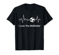 Soccer Moms I Love Midfielder T-Shirt - Novelty Apparel for Adults