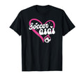 Soccer Gigi Grandma Heart Gigi Soccer T-Shirt - Novelty Apparel for Adults