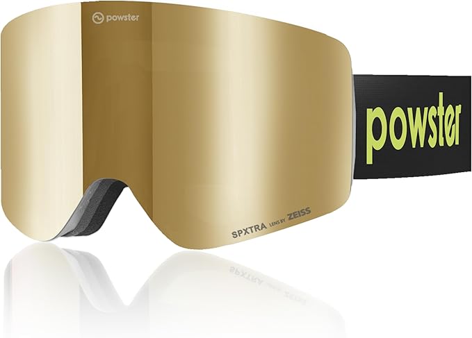 Ski Goggles Snow OTG Snowboard Goggles Magnetic Interchangeable Lens Frameless UV Protection Anti-fog mobile Skating