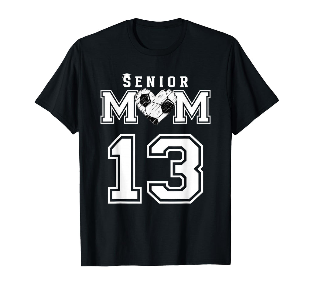 Proud Senior Soccer Mom Custom T-Shirt - Casual Everyday Wear Unisex