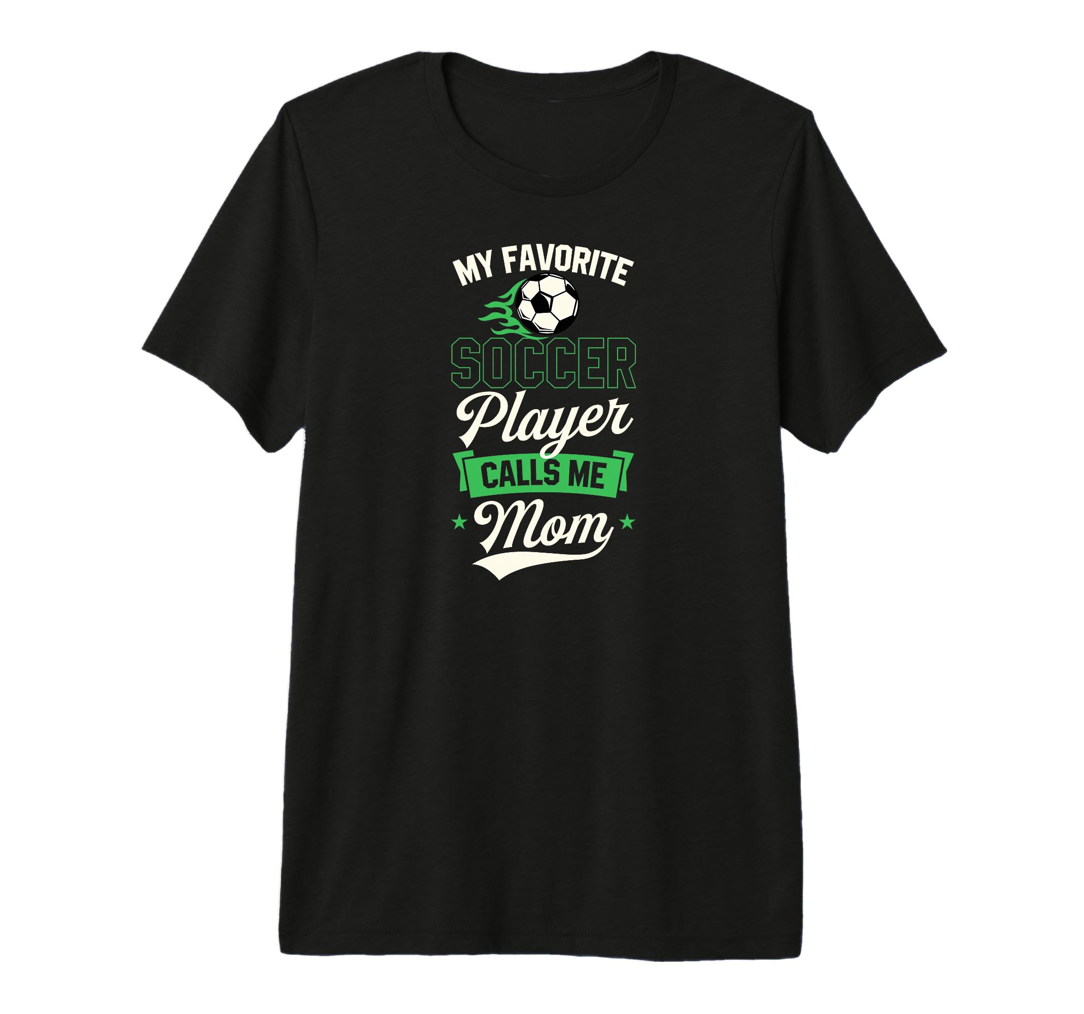 My Favorite Soccer Player Calls Me Mom T-Shirt - Minimalist Print Unisex