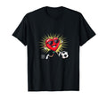Heart Soccer Gift T-Shirt - Streetwear Style Men Women