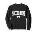 Soccer Mom Bow Soccer Team Mama Sweatshirt - Novelty Apparel for Adults