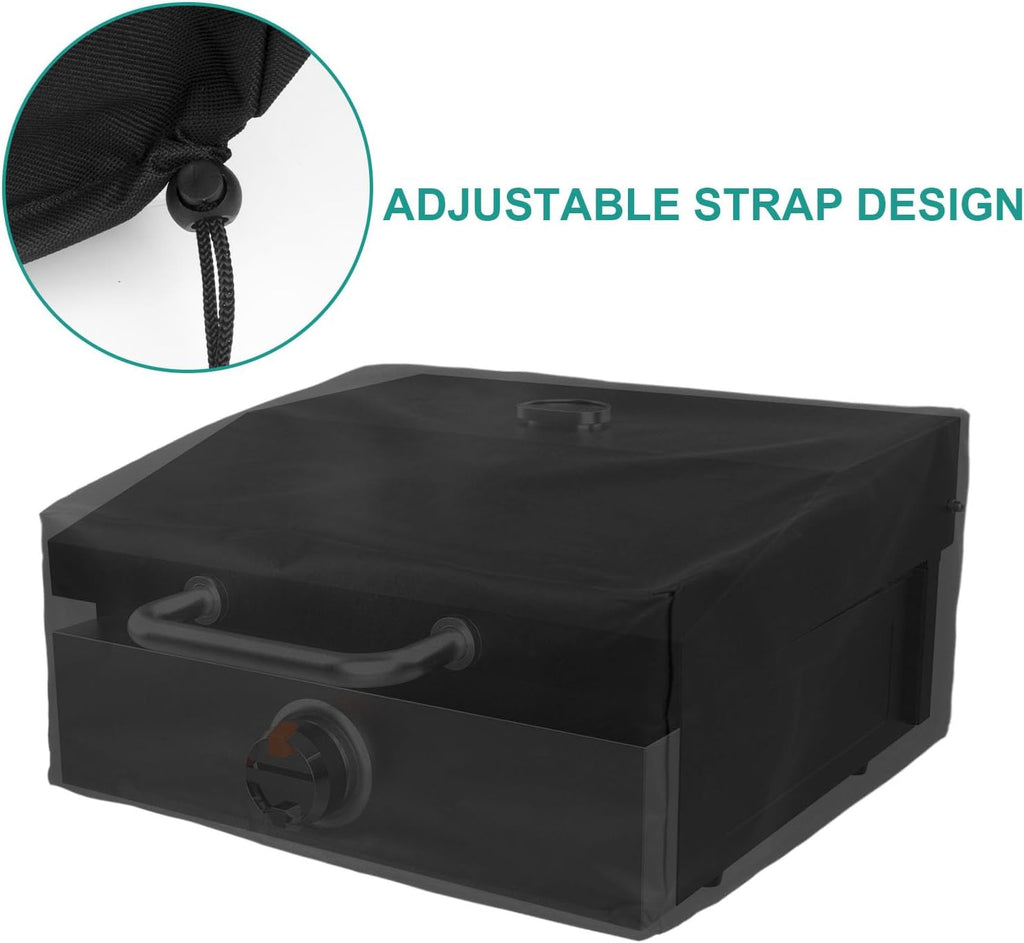 Griddle Lid for Blackstone 17 Inch Adventure Ready 1832 Tabletop Griddle, 1650 Flat Top Grill Station, Hinged Lid Hard Cover with Carry bag and Cover for Blackstone Flat Top Grill