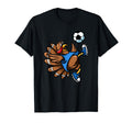 Bicycle Kick Turkey Thanksgiving T-Shirt - Streetwear Style for Adults