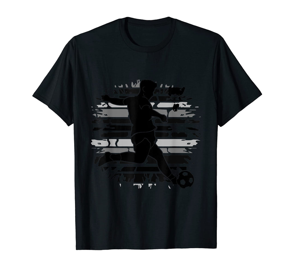 Grunge Soccer Number Seven T-Shirt - Unique Graphic Unisex