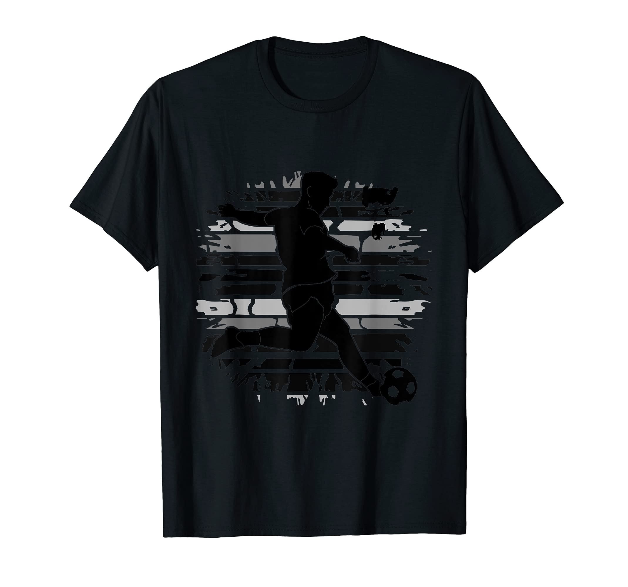 Grunge Soccer Number Seven T-Shirt - Unique Graphic Unisex