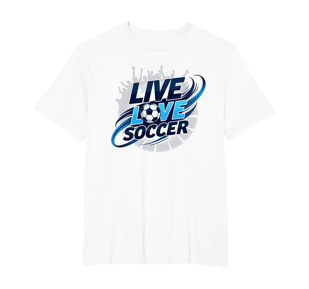 Soccer Mom Live Love Soccer Passion Sweatshirt - Graphic Print for Adults