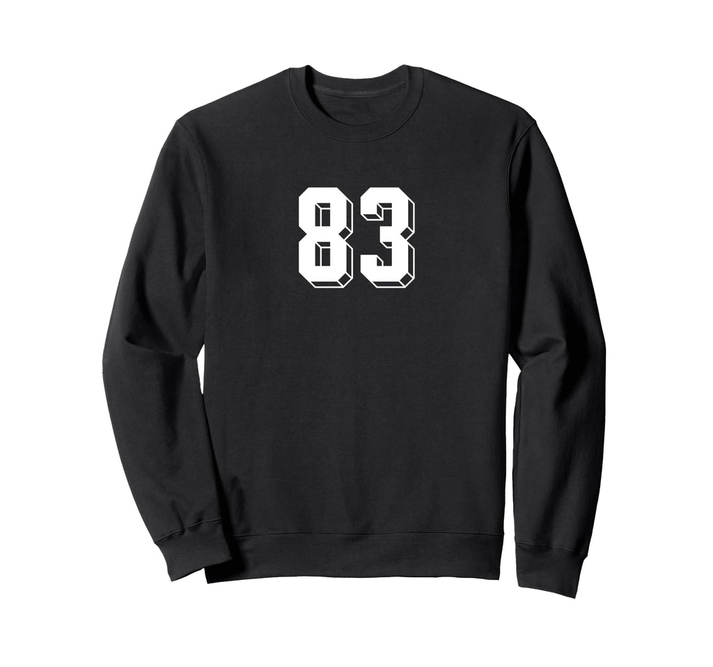 Number 83 80S 90S Soccer Team Sweatshirt - Fun Novelty Design Unisex