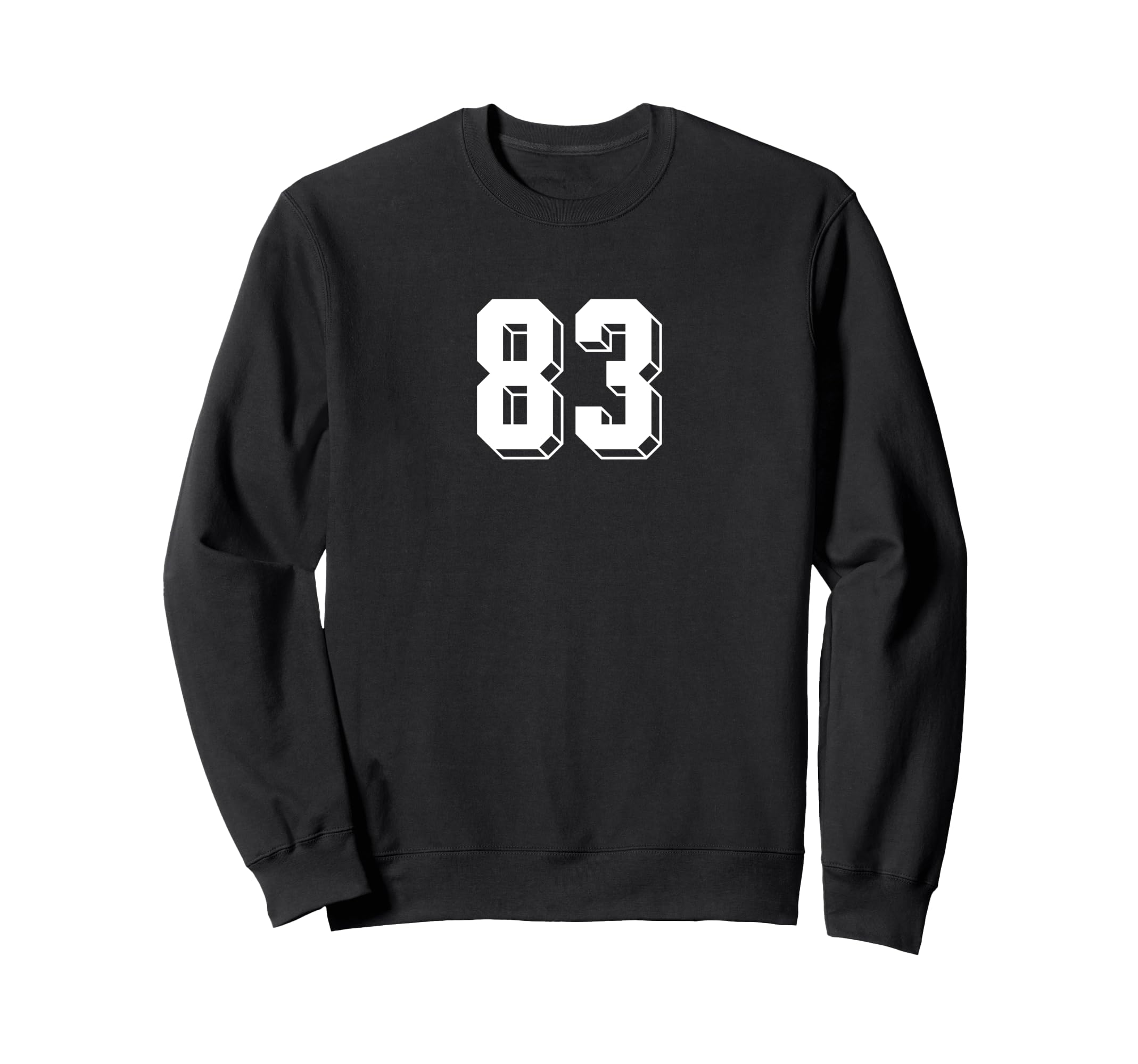 Number 83 80S 90S Soccer Team Sweatshirt - Fun Novelty Design Unisex