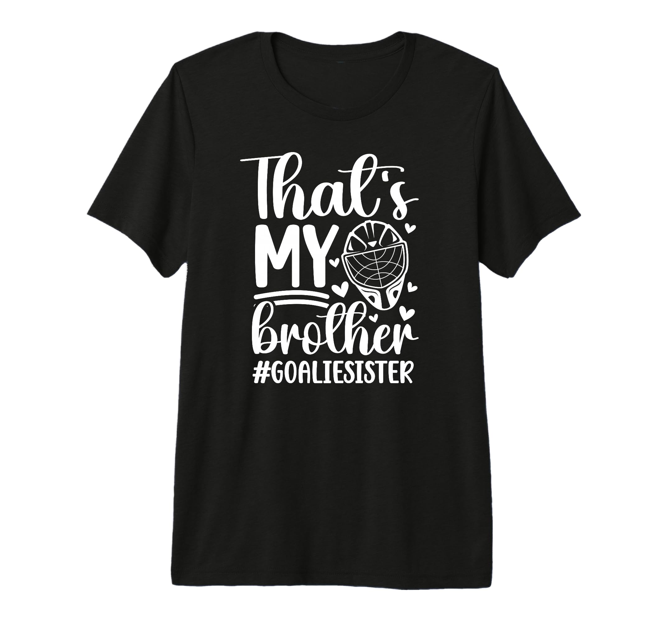 Proud Hockey Goalie Sister Hockey T-Shirt - Trendy Graphic Unisex