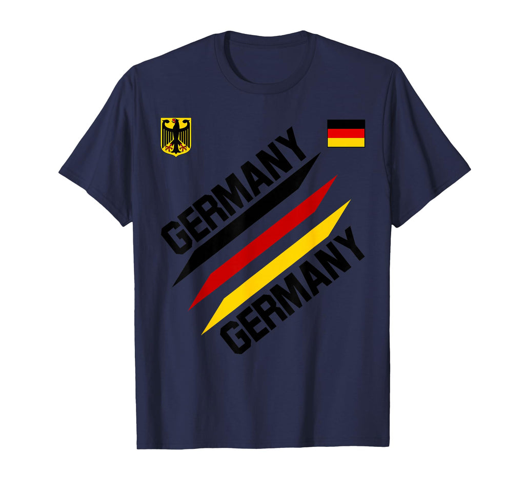 German Football Jersey Soccer Ball T-Shirt - Novelty Apparel Men Women