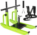 Weight Sled Adjustable Height - Weight Training Pull Sled Gym Equipment for Fitness Strength & Speed Training