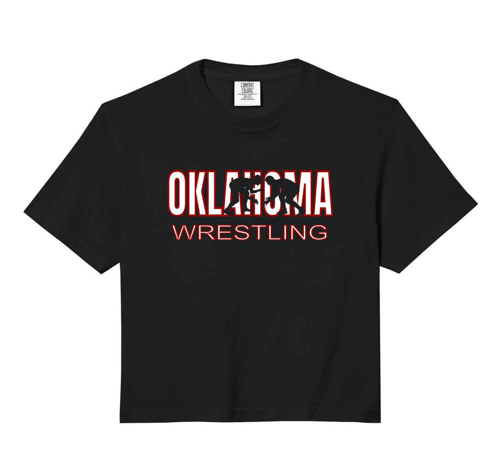 Oklahoma Wrestling Freestyle Sweatshirt - Novelty Apparel for Adults