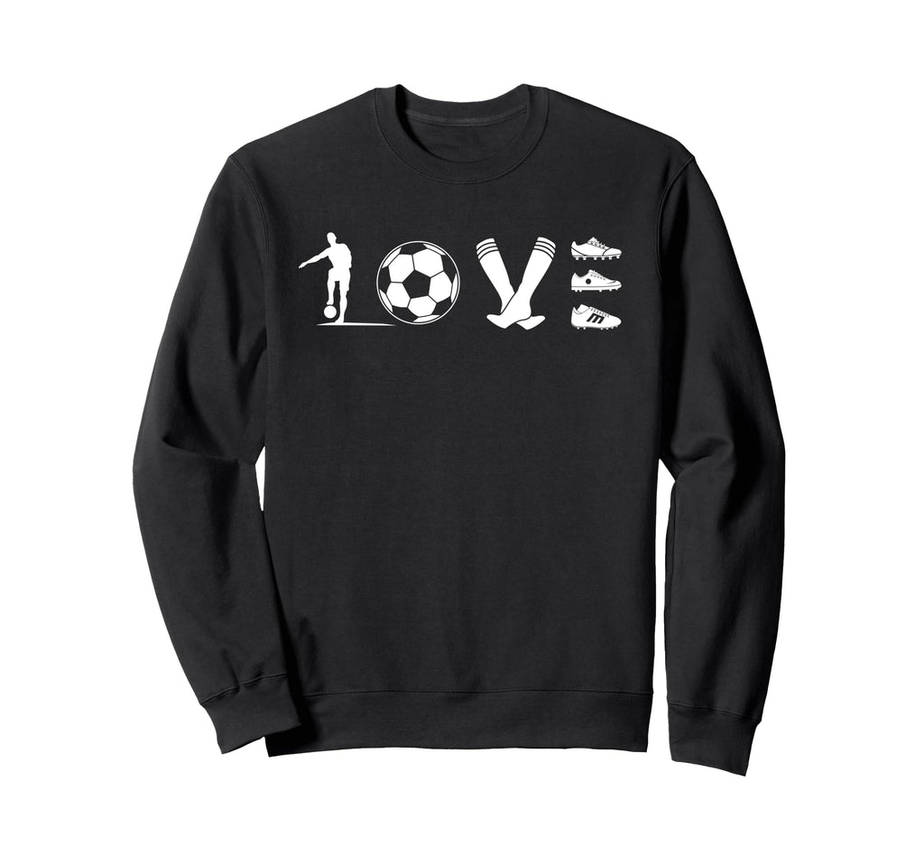 Soccer Love Gift Football Player Teens Sweatshirt - Unique Graphic Unisex