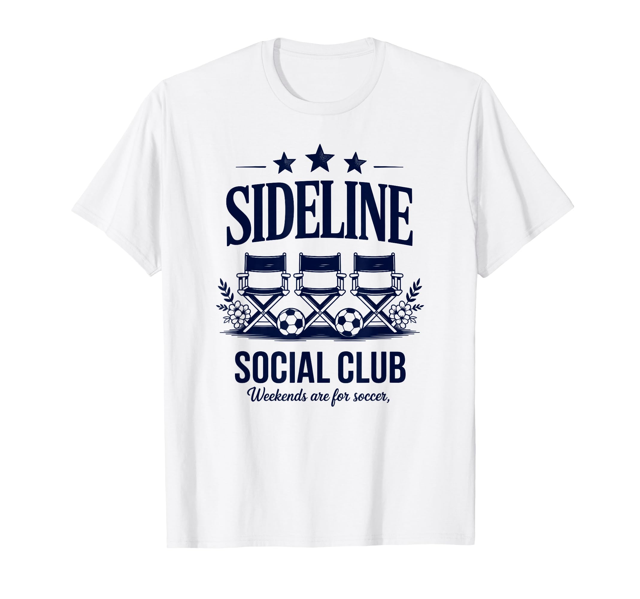 Sideline Social Club Soccer Social Club T-Shirt - Novelty Apparel Unisex