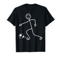 Soccer Stick Figure Soccer Player Funny T-Shirt - Unique Graphic Unisex
