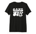 Groovy Soccer Game Day Bow Game Day T-Shirt - Custom Art Print Unisex