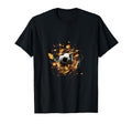 Soccer Autumn Leaves Soccer Player T-Shirt - Aesthetic Graphic Unisex