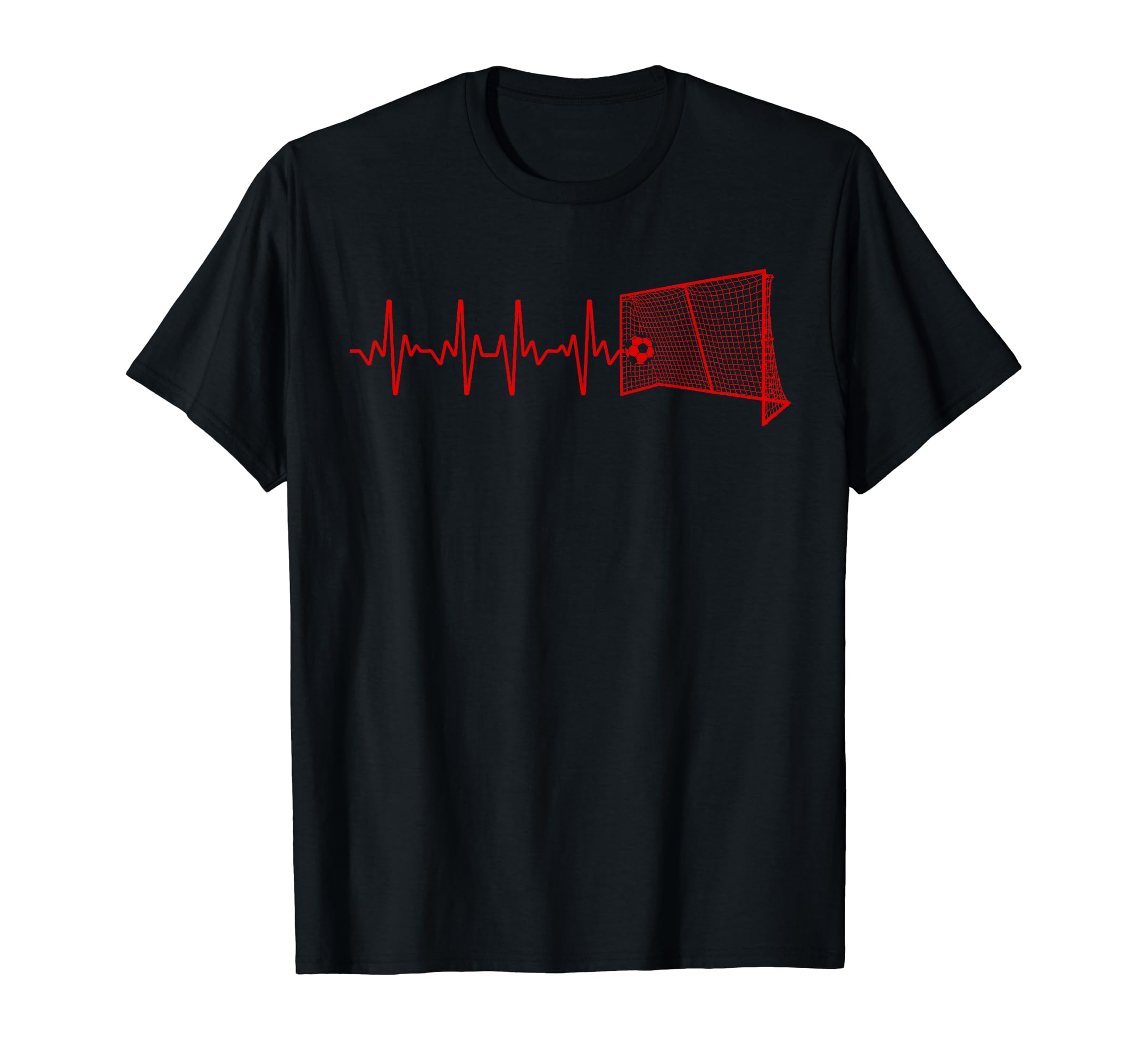 Soccer Art Soccer Lover Goalie T-Shirt - Minimalist Print for Adults