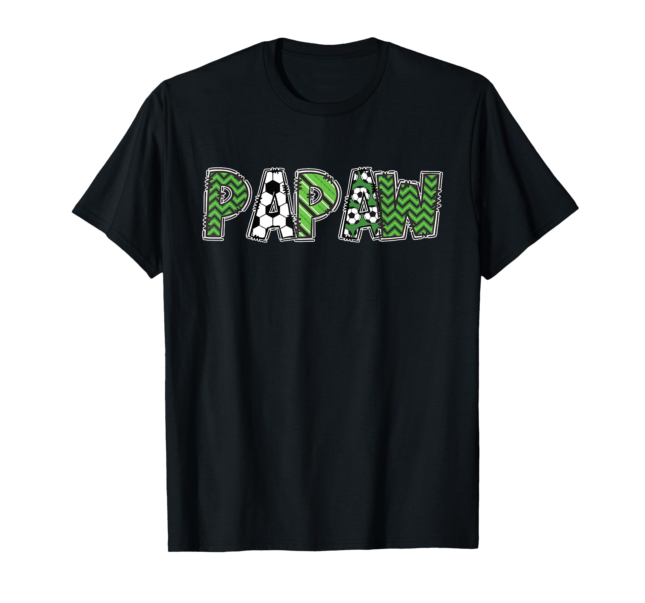 Soccer Grandpa Papaw Birthday Party T-Shirt - Aesthetic Graphic for Adults