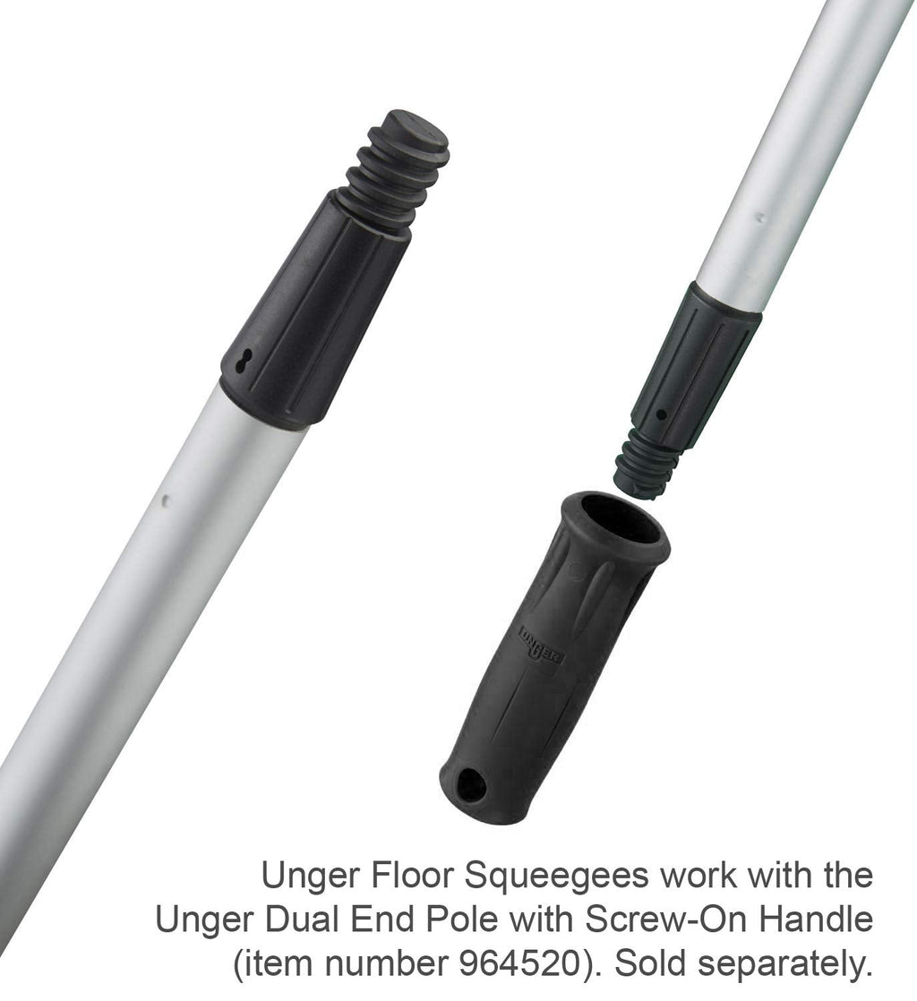 Unger Professional AquaDozer Smooth Surface Straight Floor Squeegee, 24"